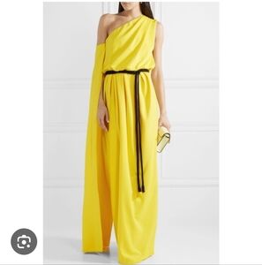 MARC JACOBS RUNWAY I NWT US 4 Canary Yellow One Shoulder Gown